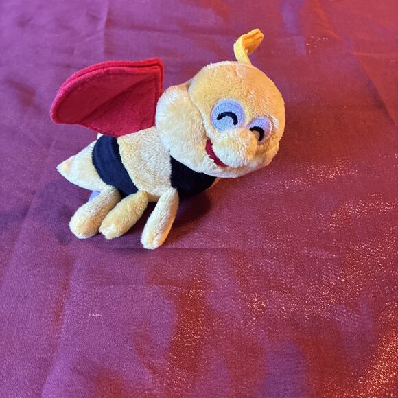 Steven Smith Stuffed Animal Happy Honey Bee Plush Toy Bug Small 7” - Picture 1 of 6